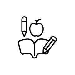 vector illustration of an apple