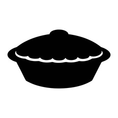 Delicious homemade pie vector illustration for baking recipes and dessert themed designs and graphics
