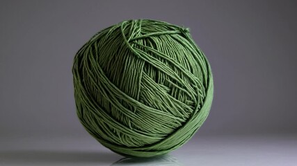 Crafting with green yarn creates beautiful handmade projects in a serene workspace