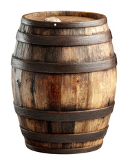 Obraz premium Crafting wooden barrels artisan techniques workshop visual guide isolated on transparent background