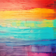 Soft Abstract Gradient Oil Paint Texture in Rainbow Colors