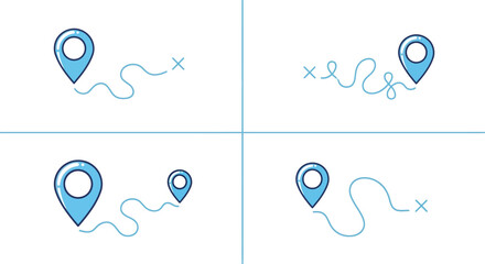 Destination Pointers Navigating Journeys with Location Pins