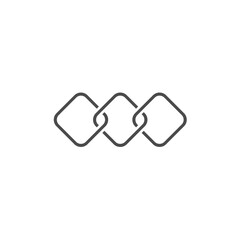 Minimal Chain Link Logo Design