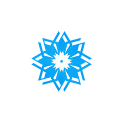 Geometric Snowflake Logo