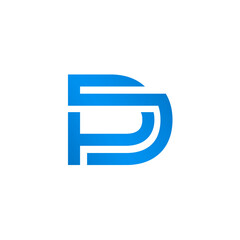 Modern Letter D Logo