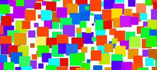 abstract background with colorful cubes