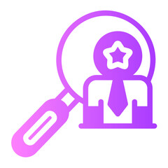 search user gradient icon