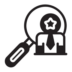 search user line icon