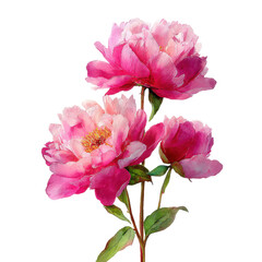 Watercolor peony flowers pink png peony png flowers png watercolor png floral png pink png bouquet png art png delicate png botanical png transparent background image