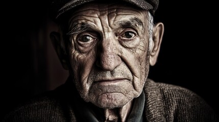 Obraz premium Medical presentation geriatrics elderly care