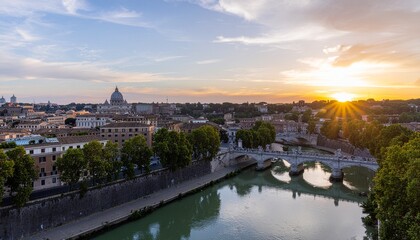 Obraz premium panorama of Rome