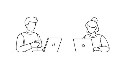 Team of business people communicating