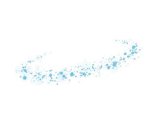 Sparkling Blue Magic Dust and Particle Trail Effect.