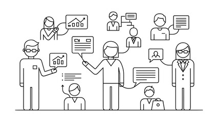 Group of workers with tools