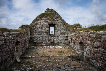 The Old Church at Fahy graveyard, Doona, county Mayo, Ireland