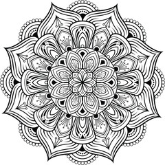 vector mandala design.
