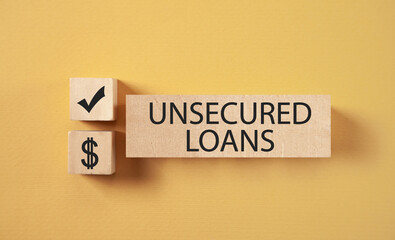 Concept of Unsecured Loans. Finance. Banking. Business
