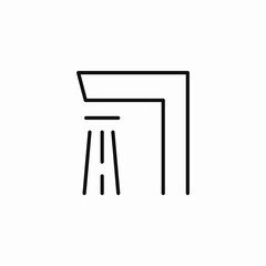 running water faucet flow icon sign vector