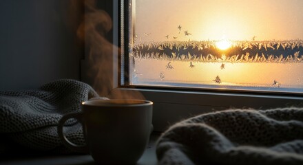 Cozy Winter Morning Window