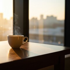 Morning Coffee at Window