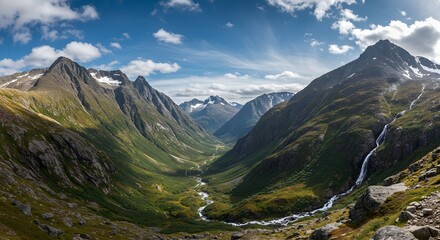 The rugged, untamed wilderness of a remote range.