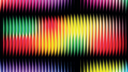 Abstract geometric design with vibrant color palette