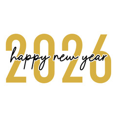 2026 Happy New Year Design, New Year Eve, New Year PNG