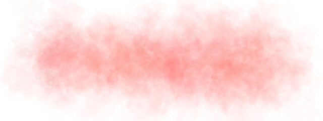 Realistic red smoke or mist with soft edges and transparent background for overlays, visual effects, and commercial design use