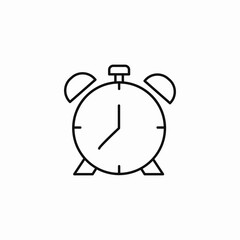 classic alarm clock icon sign vector