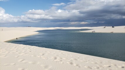 Where sand meets water and time slows down. Lençóis Maranhenses: Between crystal-clear lagoons and endless dunes