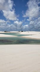 Where sand meets water and time slows down. Len&ccedil;&oacute;is Maranhenses: Between crystal-clear lagoons and endless dunes