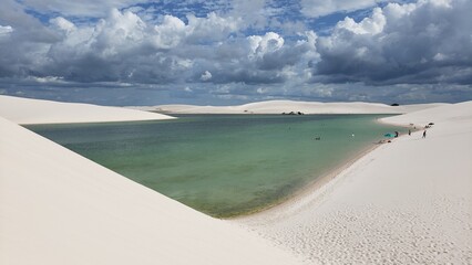Where sand meets water and time slows down. Lençóis Maranhenses: Between crystal-clear lagoons and endless dunes