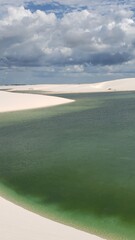 Where sand meets water and time slows down. Len&ccedil;&oacute;is Maranhenses: Between crystal-clear lagoons and endless dunes