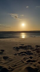 Where sand meets water and time slows down. Len&ccedil;&oacute;is Maranhenses: Between crystal-clear lagoons and endless dunes