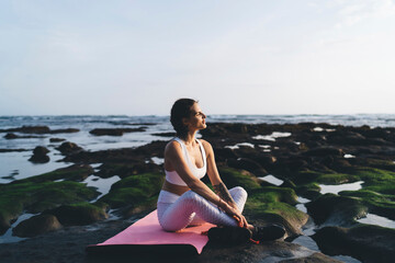Seated meditation after workout