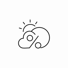 solar powered electric car icon sign vector