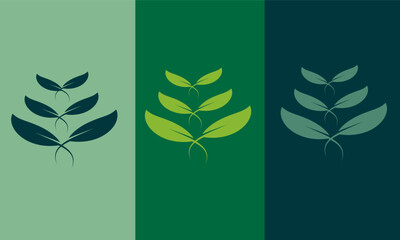 green leaves background