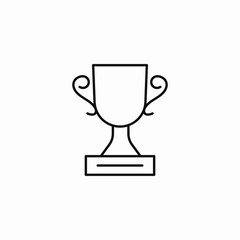 winner championship trophy icon sign vector