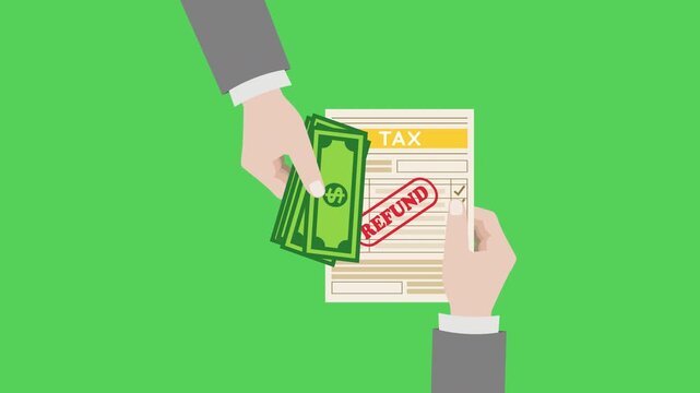 Tax refund illustration
