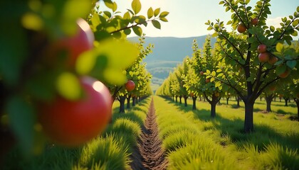 High elevation horticulture land: fruit trees in cool climate zone