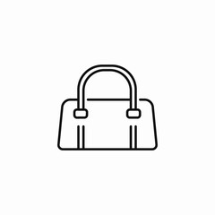 duffel travel bag icon sign vector