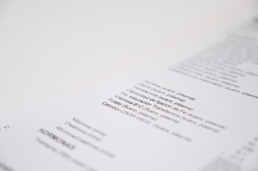 Obraz premium Blood test results showing medical analysis of health data