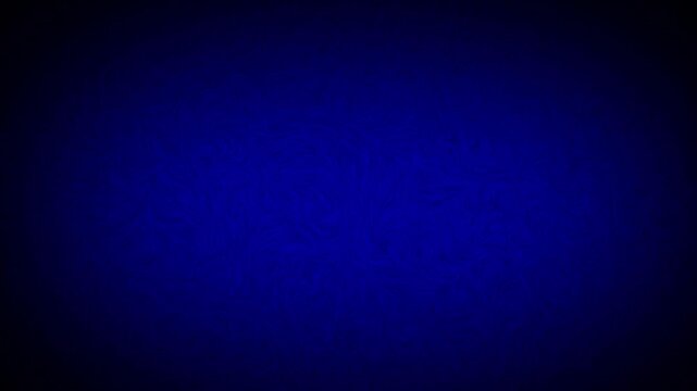 Deep blue textured 4k video background with a subtle swirling organic pattern and dark vignette