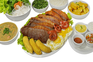 Picanha com acompanhamentos