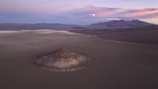 Aerial view of Cono de Arita in Argentinian highlands
