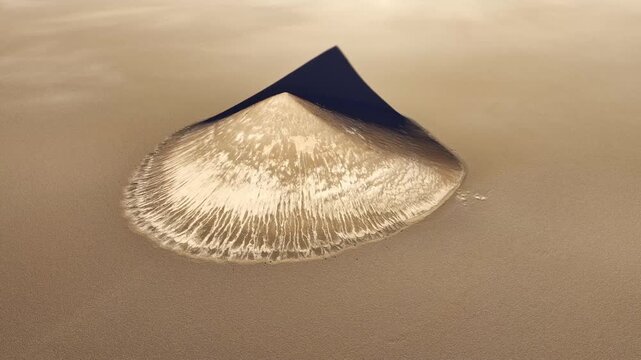 Aerial view of Cono de Arita in Salta's vast saline