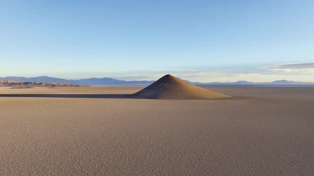 Aerial view of Cono de Arita in the Argentine highlands