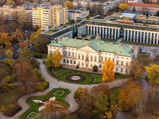 Warszawa, jesienna panorama miasta © hunter76