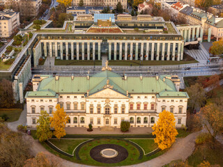 Warszawa, jesienna panorama miasta © hunter76
