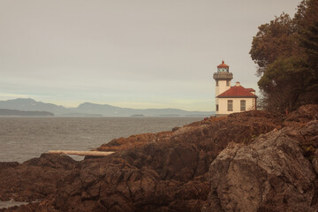 Lighthouse at Lime Kiln State Park